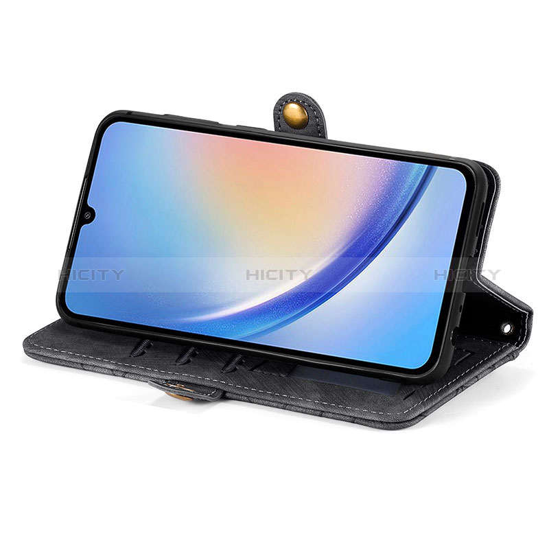 Custodia Portafoglio In Pelle Cover con Supporto S17D per Samsung Galaxy A34 5G