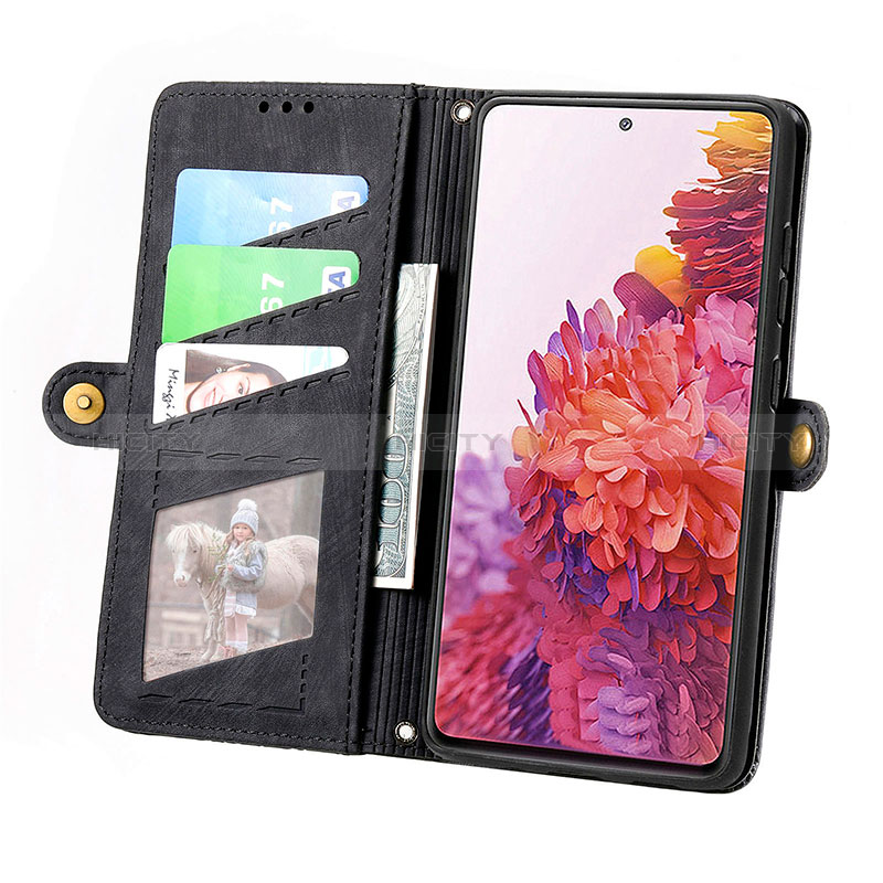 Custodia Portafoglio In Pelle Cover con Supporto S17D per Samsung Galaxy S20 FE (2022) 5G