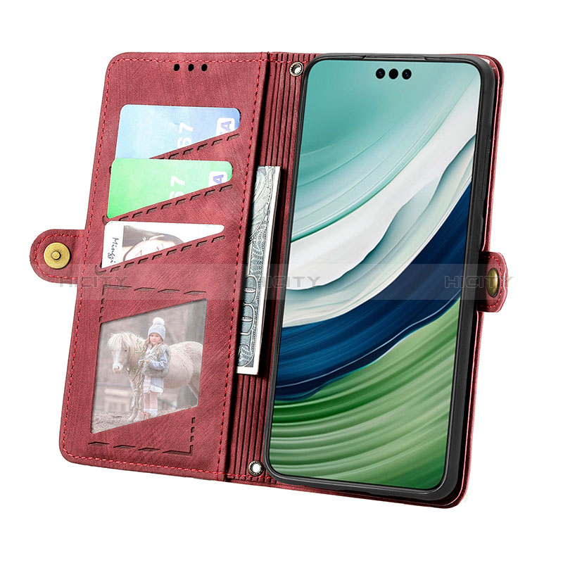 Custodia Portafoglio In Pelle Cover con Supporto S18D per Huawei Mate 60 Pro