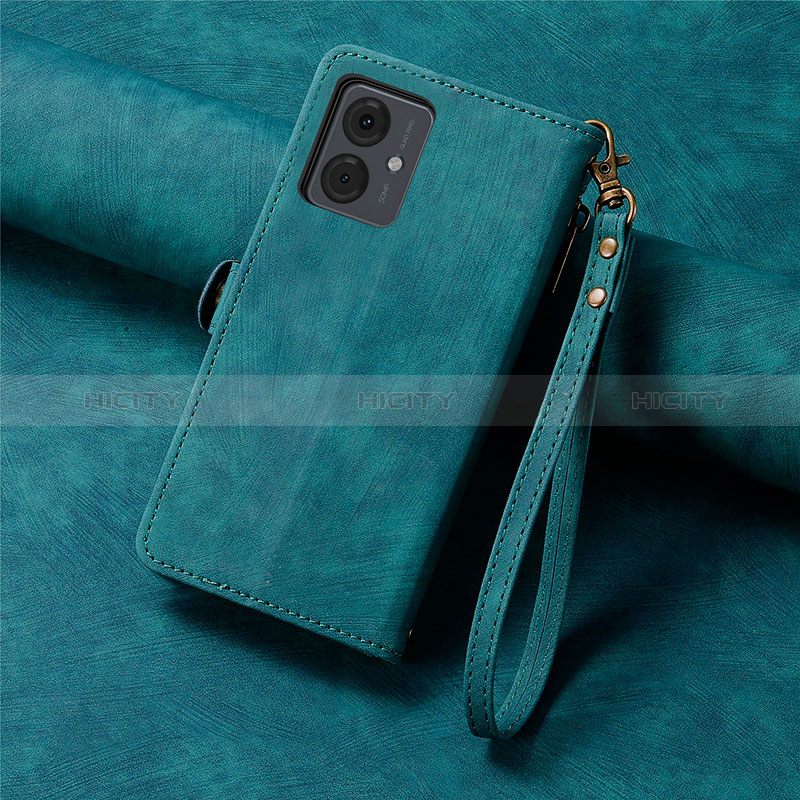 Custodia Portafoglio In Pelle Cover con Supporto S18D per Motorola Moto G14