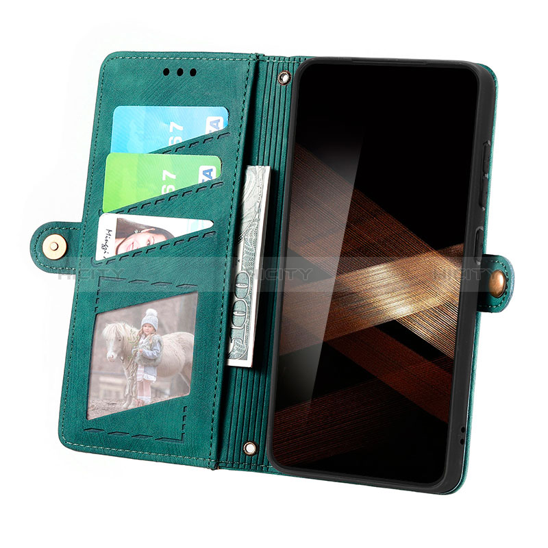 Custodia Portafoglio In Pelle Cover con Supporto S18D per Samsung Galaxy S24 5G