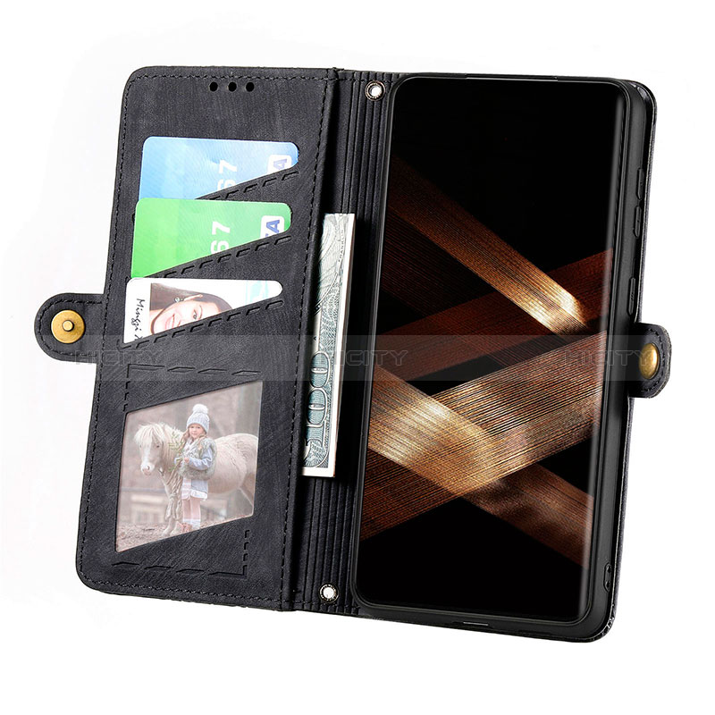 Custodia Portafoglio In Pelle Cover con Supporto S18D per Samsung Galaxy S24 Ultra 5G