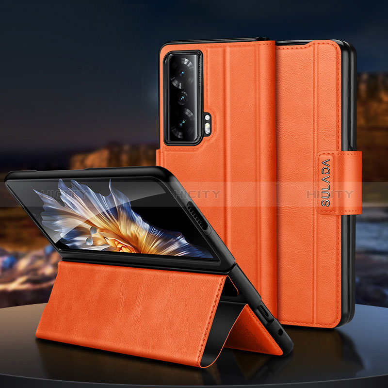 Custodia Portafoglio In Pelle Cover con Supporto SD1 per Huawei Honor Magic Vs 5G