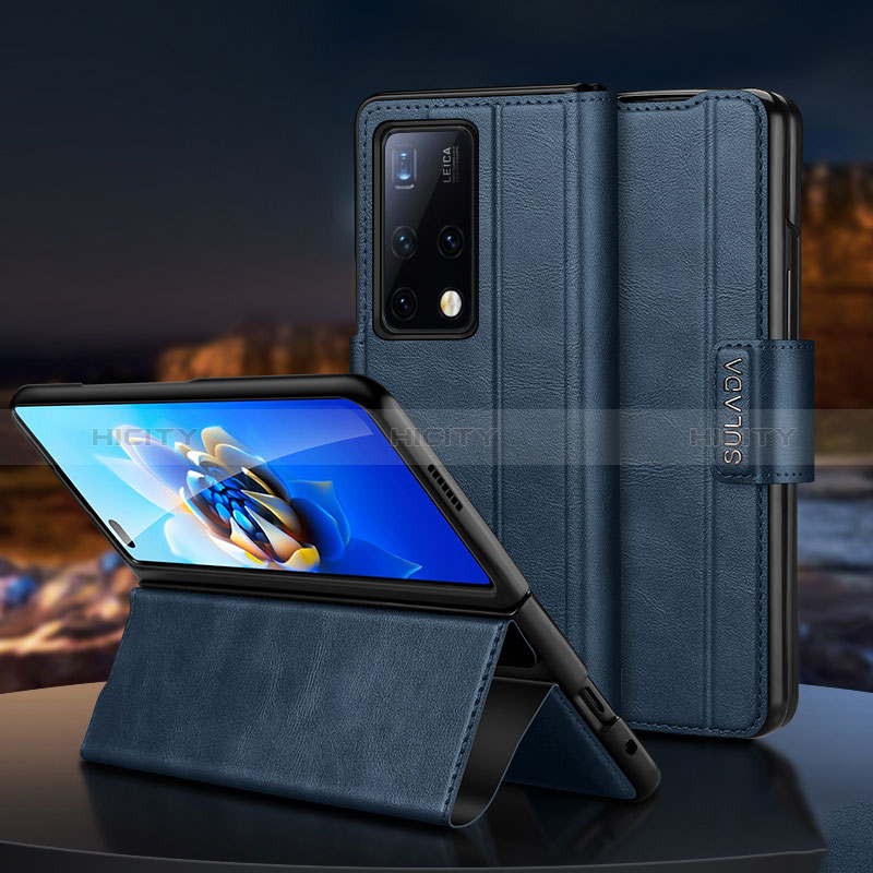 Custodia Portafoglio In Pelle Cover con Supporto SD1 per Huawei Mate X2