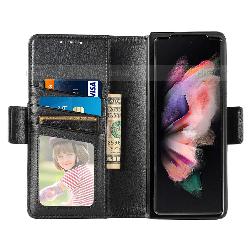 Custodia Portafoglio In Pelle Cover con Supporto SD1 per Samsung Galaxy Z Fold5 5G