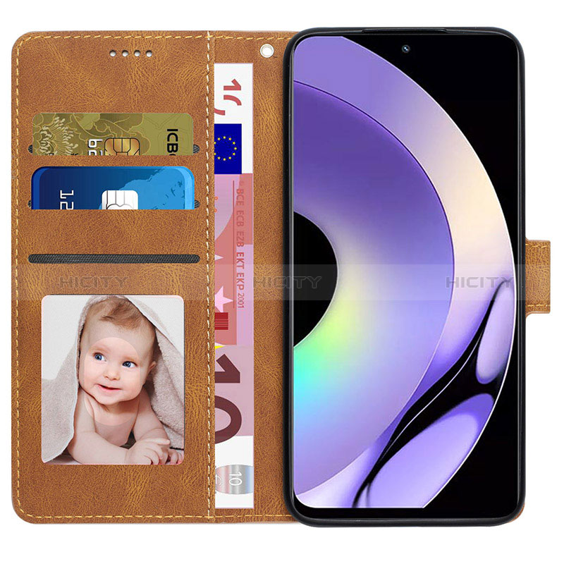 Custodia Portafoglio In Pelle Cover con Supporto SY1 per Realme 10 Pro 5G