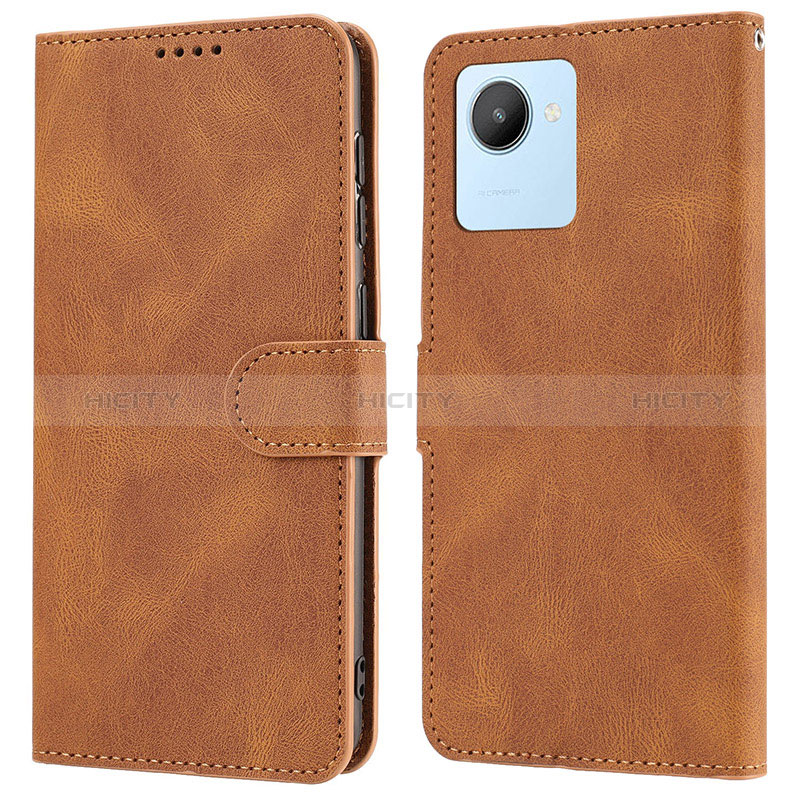 Custodia Portafoglio In Pelle Cover con Supporto SY1 per Realme C30