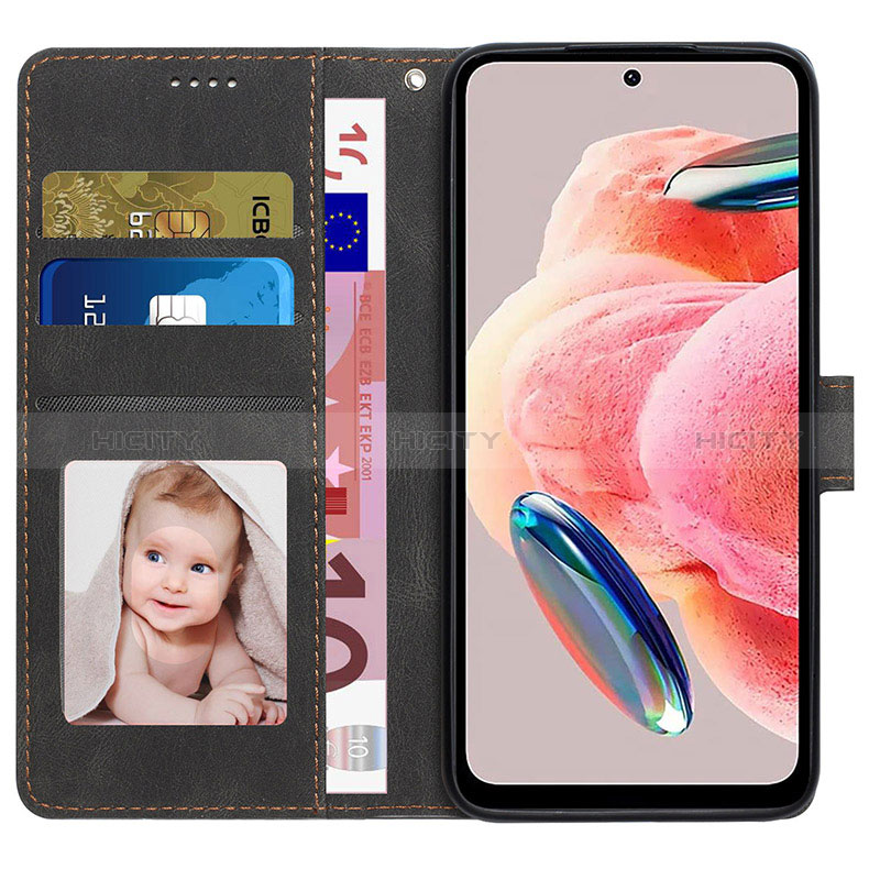 Custodia Portafoglio In Pelle Cover con Supporto SY1 per Xiaomi Redmi Note 12 4G