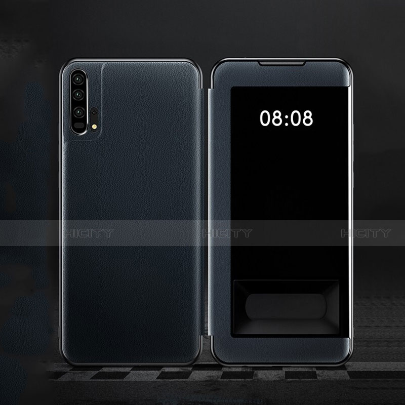 Custodia Portafoglio In Pelle Cover con Supporto T01 per Huawei Honor 20 Pro