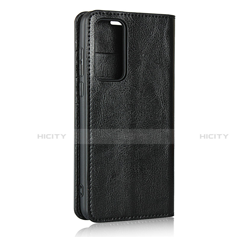 Custodia Portafoglio In Pelle Cover con Supporto T01 per Huawei P40 Nero