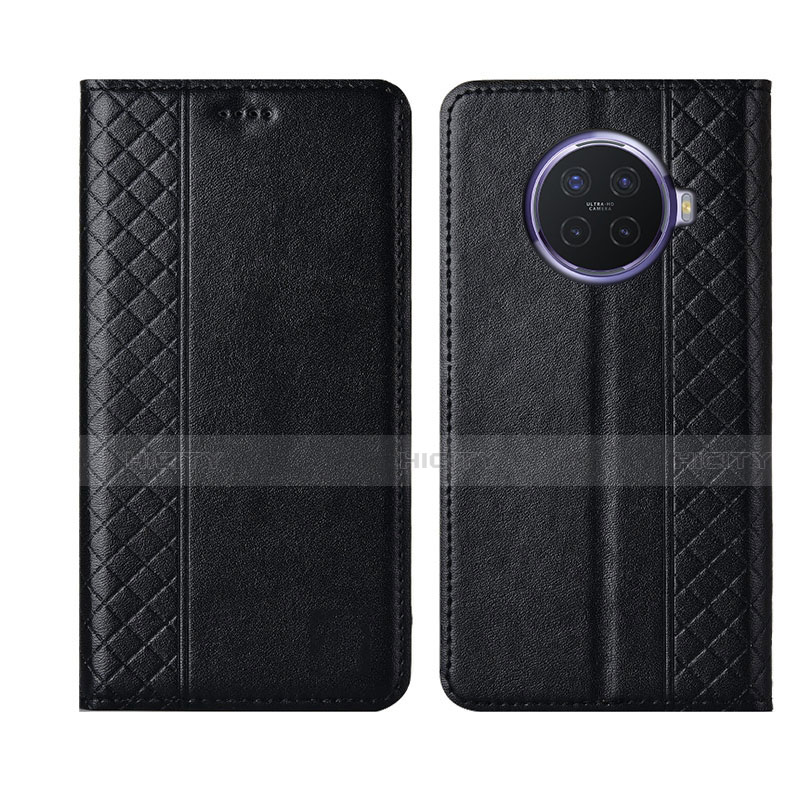 Custodia Portafoglio In Pelle Cover con Supporto T01 per Oppo Ace2 Nero