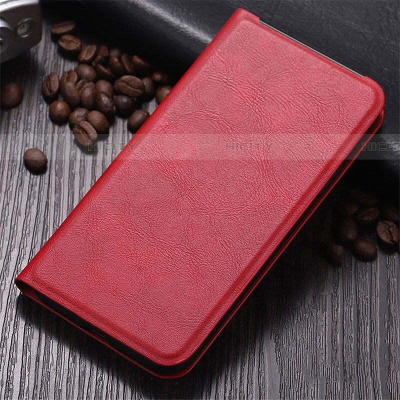 Custodia Portafoglio In Pelle Cover con Supporto T01 per Oppo RX17 Pro Rosso