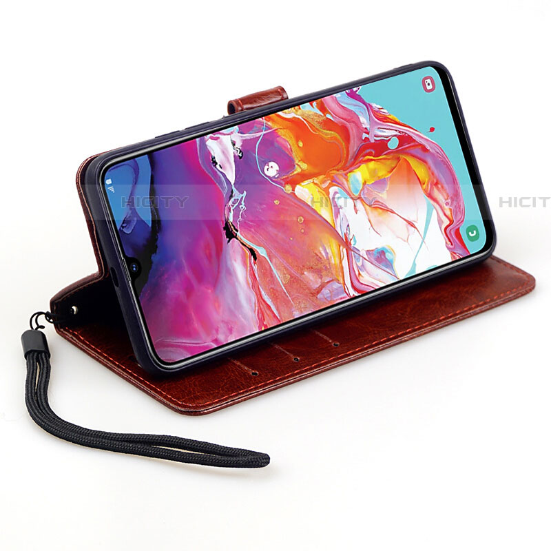 Custodia Portafoglio In Pelle Cover con Supporto T01 per Samsung Galaxy A70S