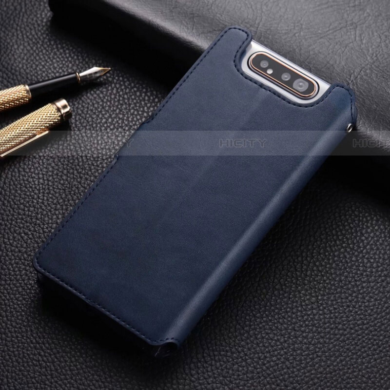 Custodia Portafoglio In Pelle Cover con Supporto T01 per Samsung Galaxy A80