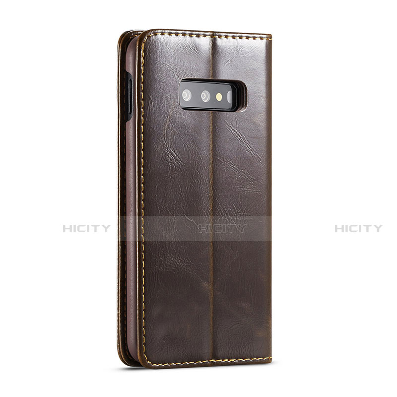 Custodia Portafoglio In Pelle Cover con Supporto T01 per Samsung Galaxy S10e