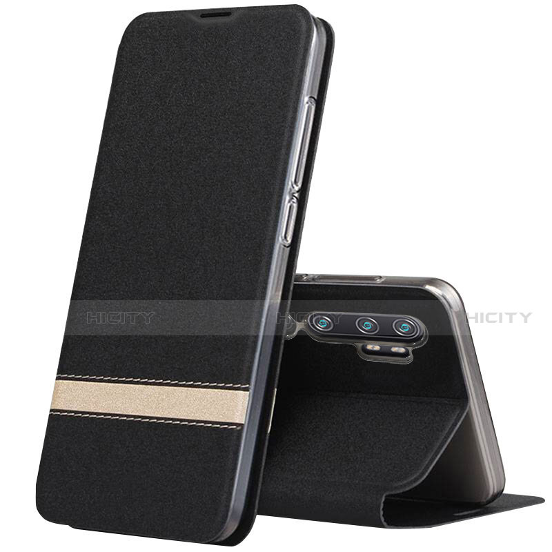 Custodia Portafoglio In Pelle Cover con Supporto T01 per Xiaomi Mi Note 10