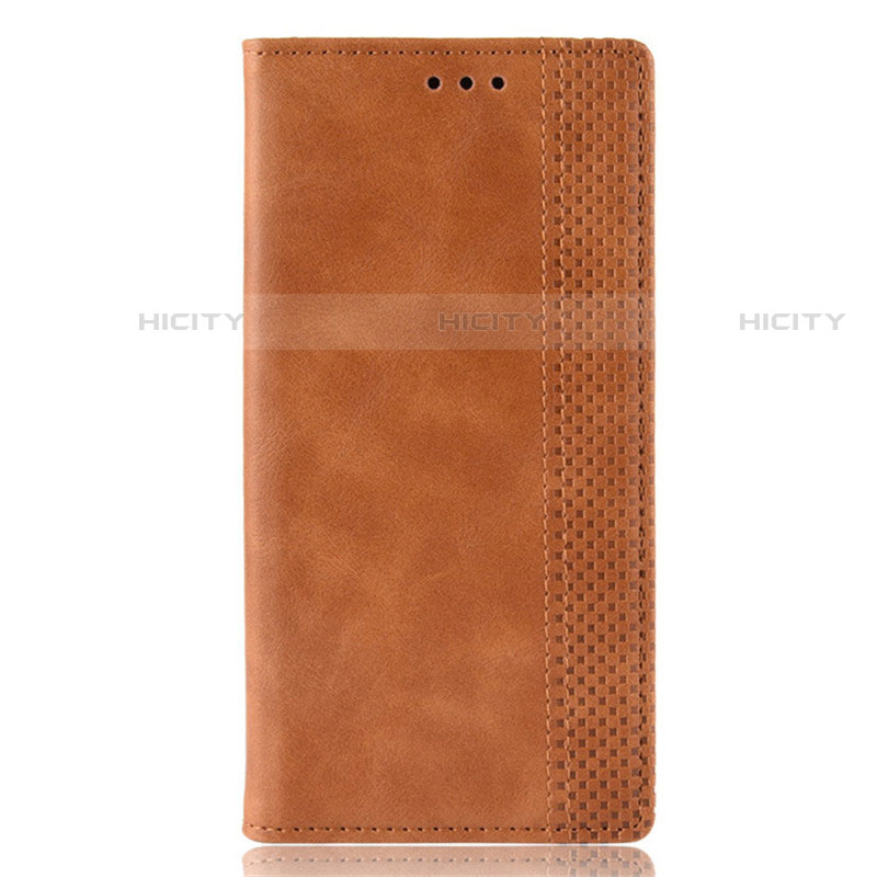 Custodia Portafoglio In Pelle Cover con Supporto T01 per Xiaomi Redmi 9A Arancione