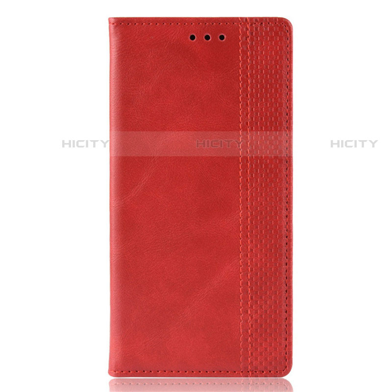 Custodia Portafoglio In Pelle Cover con Supporto T01 per Xiaomi Redmi 9A Rosso