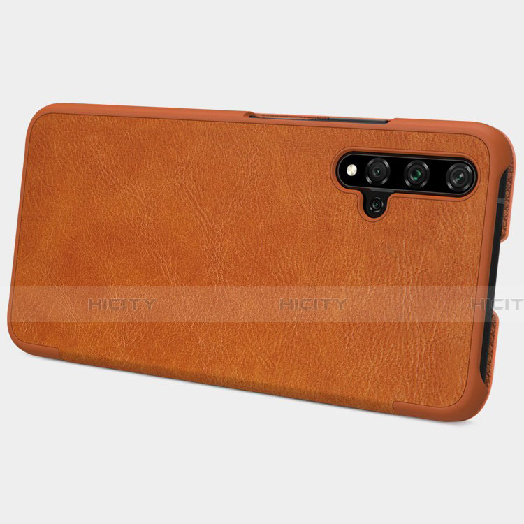 Custodia Portafoglio In Pelle Cover con Supporto T02 per Huawei Honor 20S