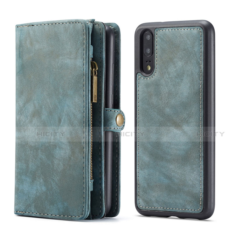 Custodia Portafoglio In Pelle Cover con Supporto T02 per Huawei P20