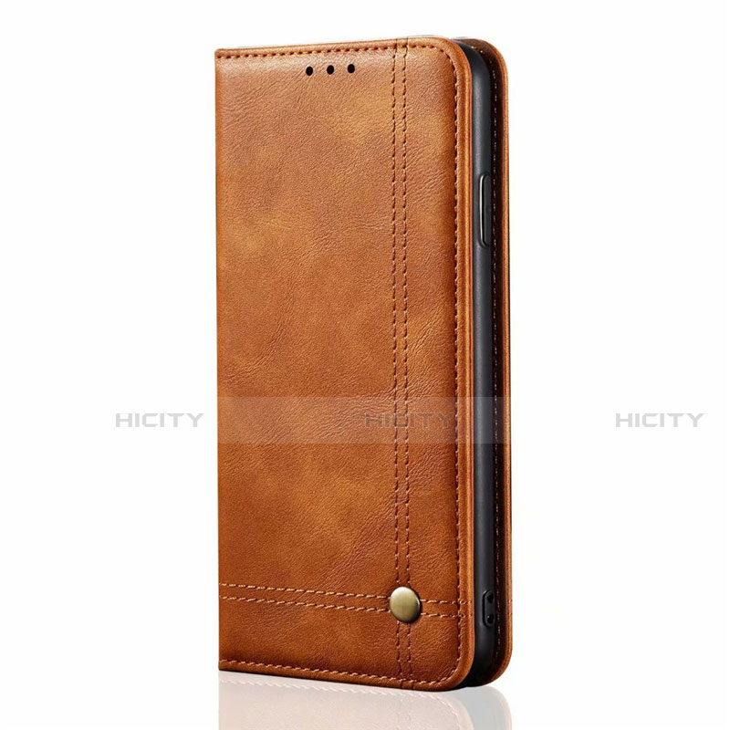 Custodia Portafoglio In Pelle Cover con Supporto T02 per Oppo Ace2 Arancione