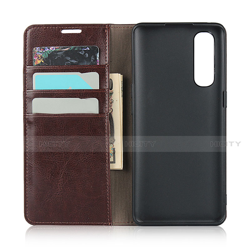 Custodia Portafoglio In Pelle Cover con Supporto T02 per Oppo Find X2 Neo