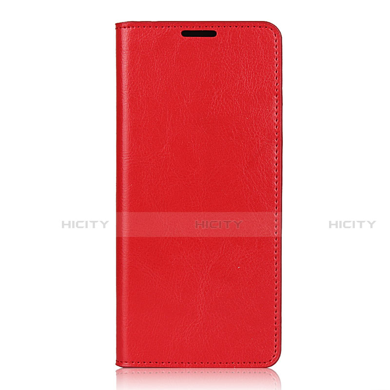 Custodia Portafoglio In Pelle Cover con Supporto T02 per Oppo Find X2 Neo Rosso