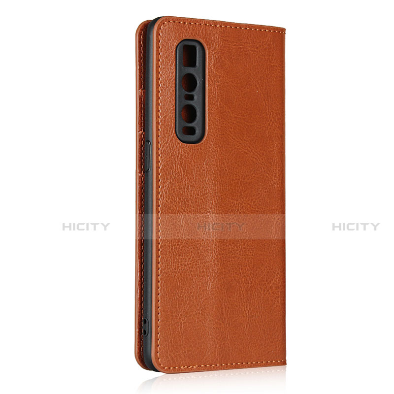 Custodia Portafoglio In Pelle Cover con Supporto T02 per Oppo Find X2 Pro