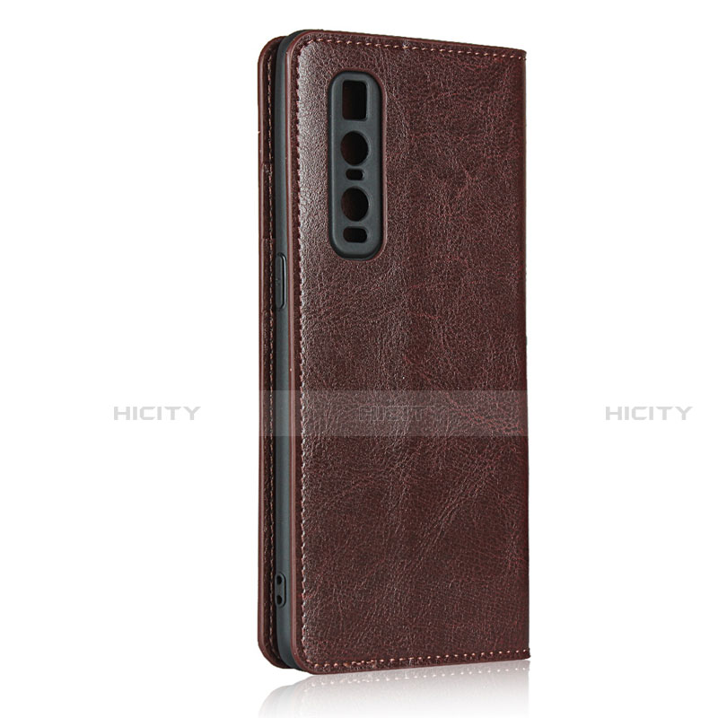 Custodia Portafoglio In Pelle Cover con Supporto T02 per Oppo Find X2 Pro