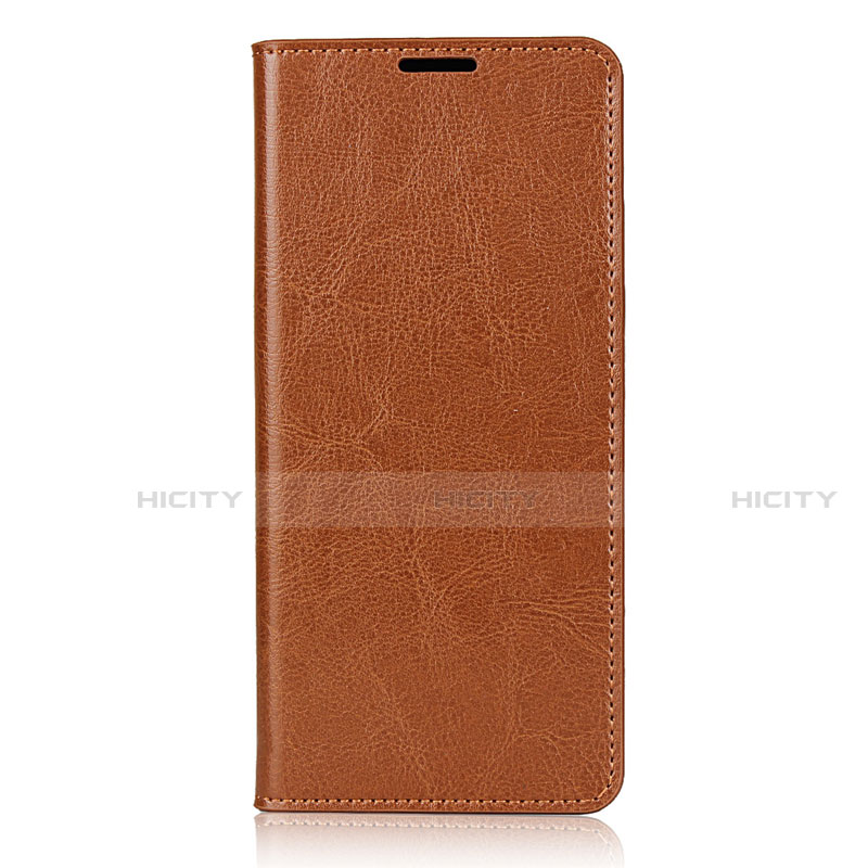 Custodia Portafoglio In Pelle Cover con Supporto T02 per Oppo Reno3 Pro Arancione