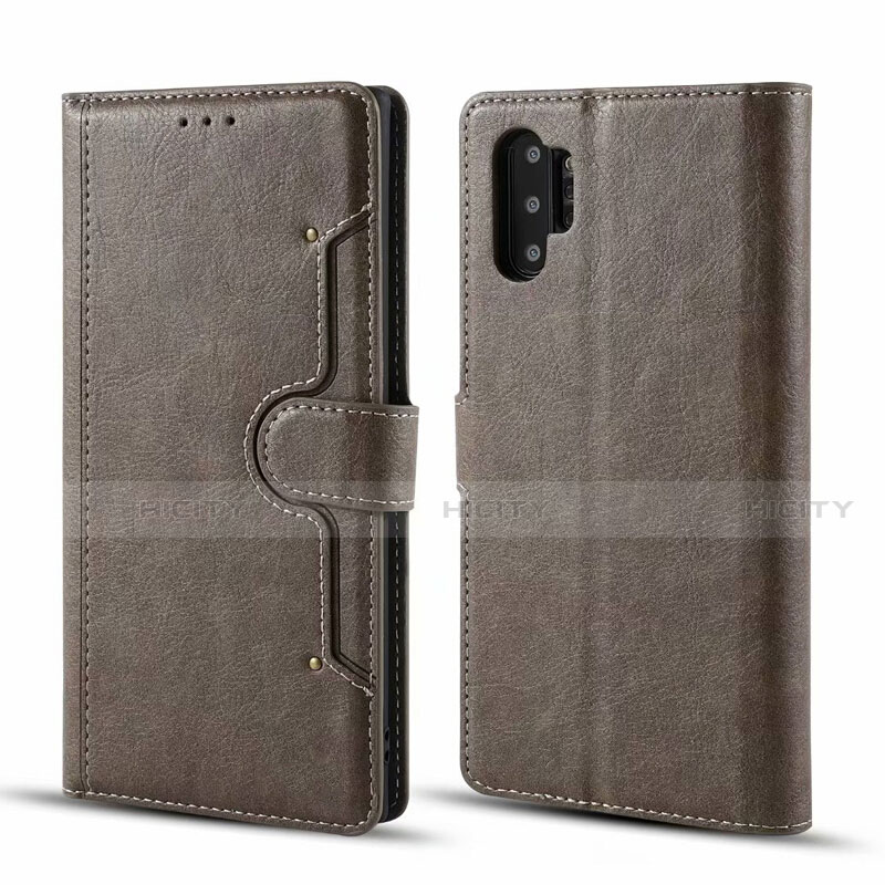 Custodia Portafoglio In Pelle Cover con Supporto T02 per Samsung Galaxy Note 10 Plus