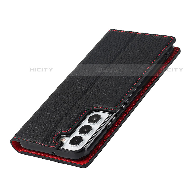 Custodia Portafoglio In Pelle Cover con Supporto T02D per Samsung Galaxy S21 Plus 5G