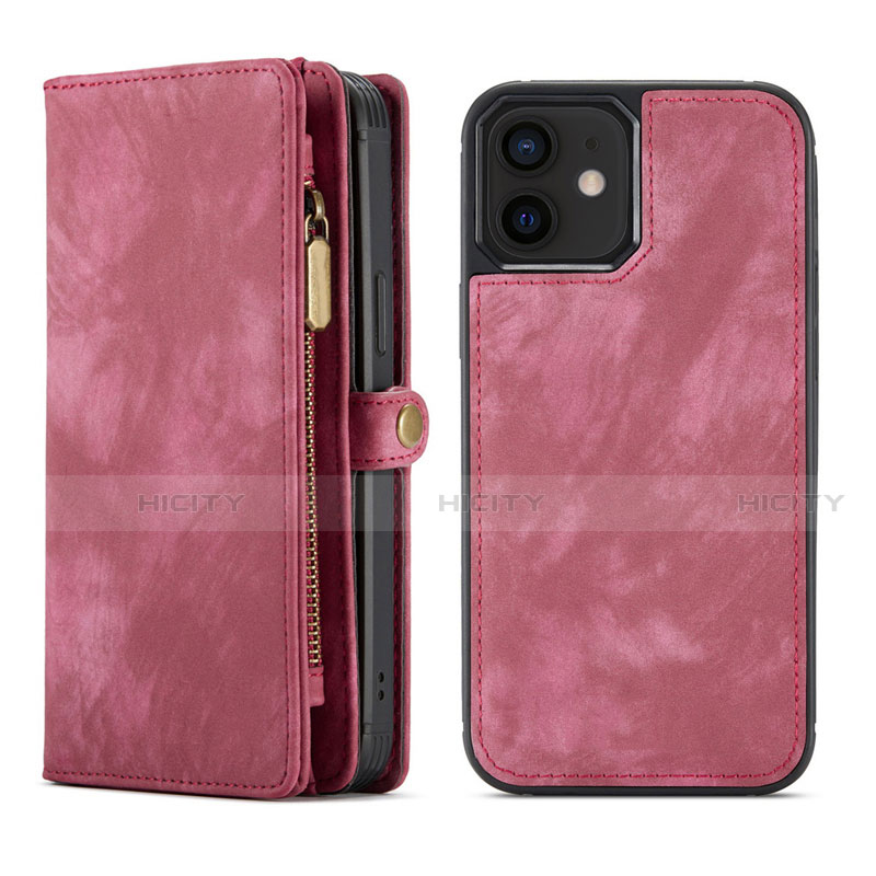 Custodia Portafoglio In Pelle Cover con Supporto T03 per Apple iPhone 12