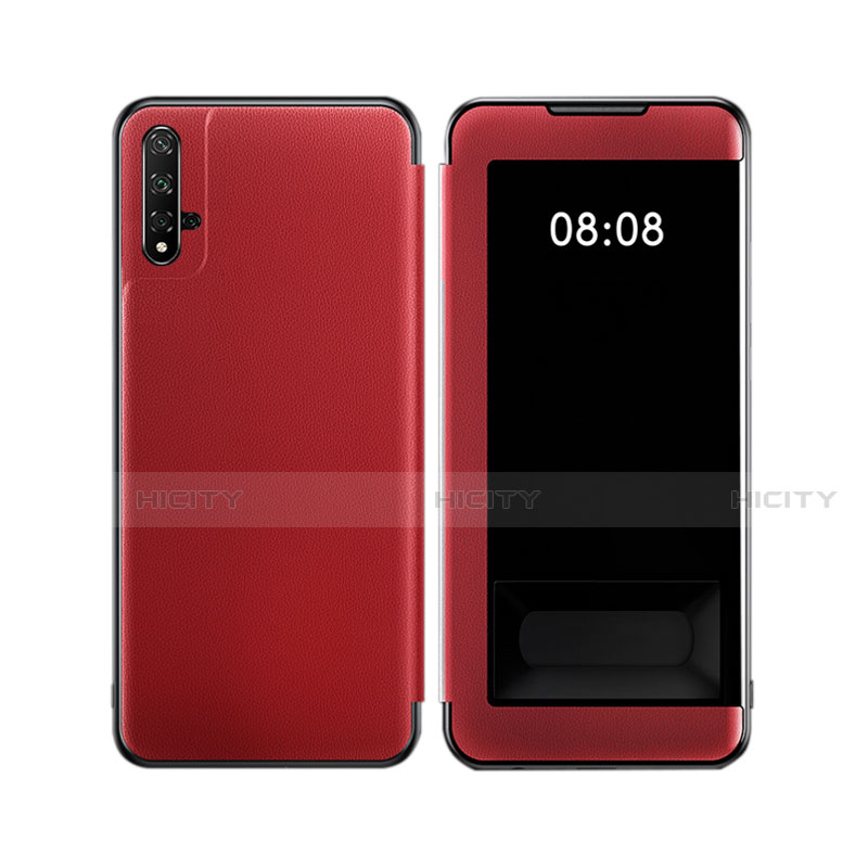 Custodia Portafoglio In Pelle Cover con Supporto T03 per Huawei Honor 20S