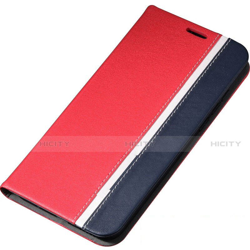 Custodia Portafoglio In Pelle Cover con Supporto T03 per Huawei Honor View 20 Rosso