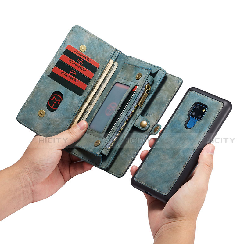 Custodia Portafoglio In Pelle Cover con Supporto T03 per Huawei Mate 20