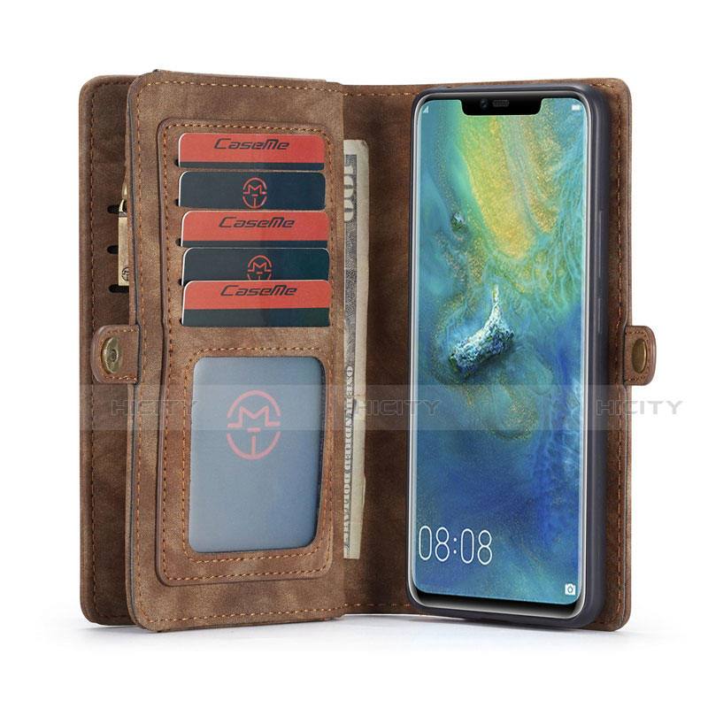 Custodia Portafoglio In Pelle Cover con Supporto T03 per Huawei Mate 20 Pro