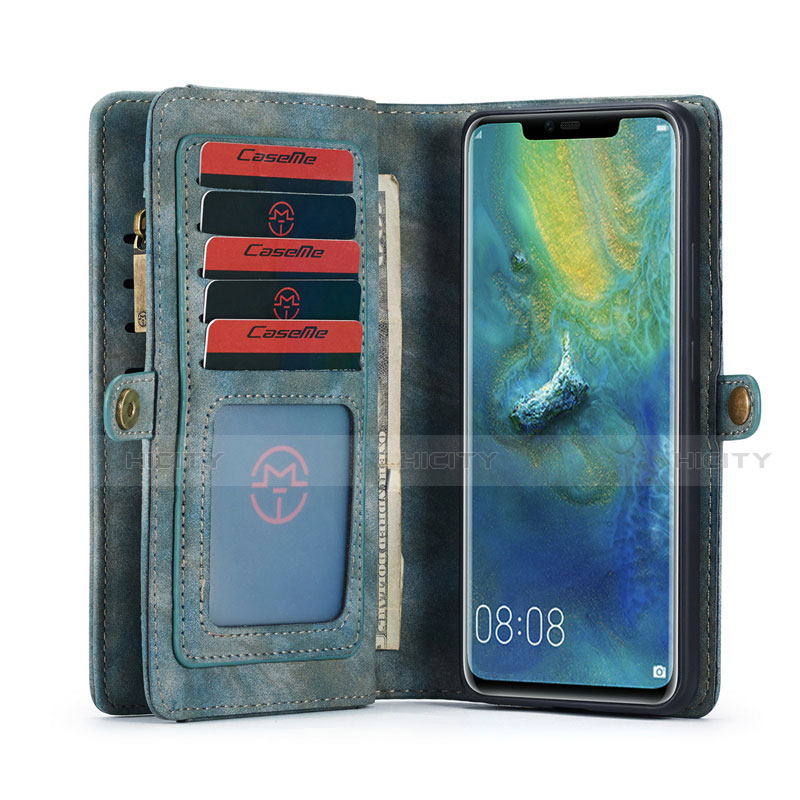 Custodia Portafoglio In Pelle Cover con Supporto T03 per Huawei Mate 20 Pro