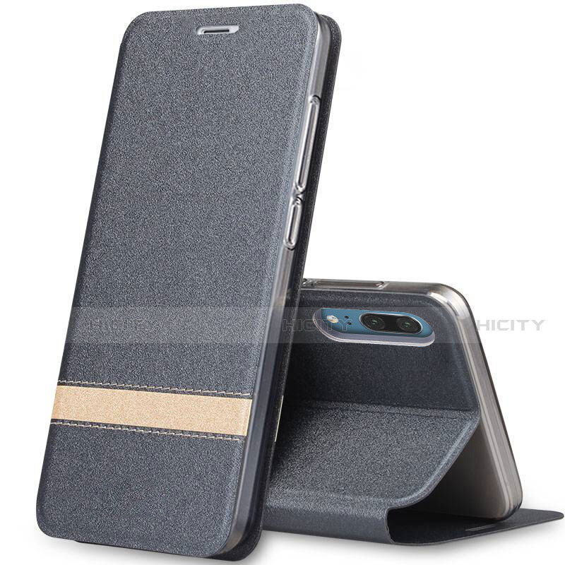 Custodia Portafoglio In Pelle Cover con Supporto T03 per Huawei P20