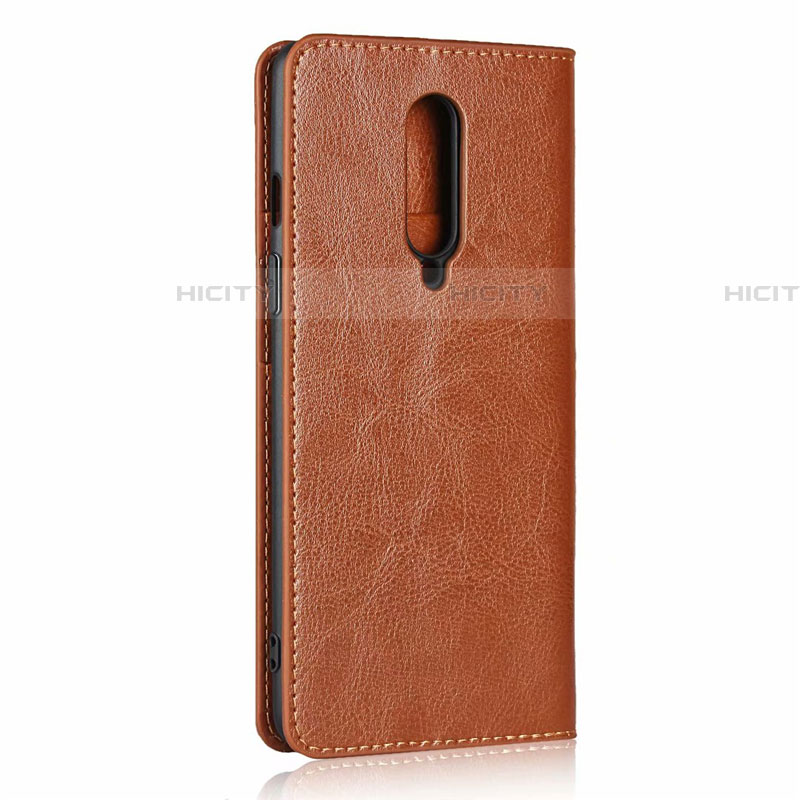 Custodia Portafoglio In Pelle Cover con Supporto T03 per OnePlus 8 Arancione