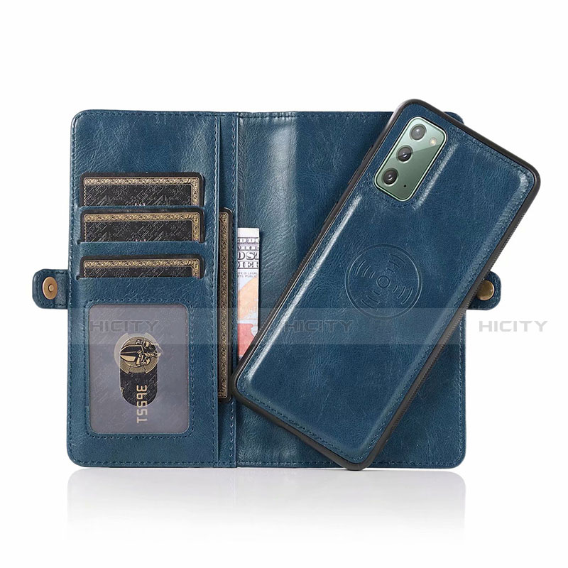 Custodia Portafoglio In Pelle Cover con Supporto T03 per Samsung Galaxy Note 20 5G