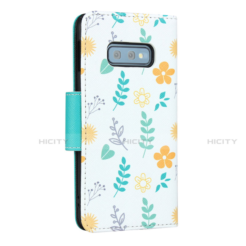 Custodia Portafoglio In Pelle Cover con Supporto T03 per Samsung Galaxy S10e