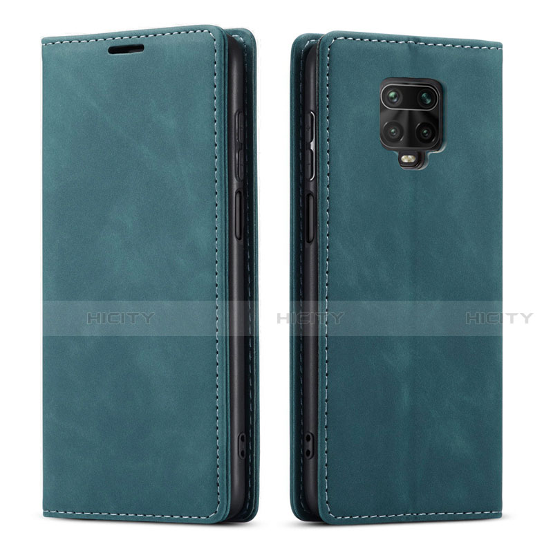 Custodia Portafoglio In Pelle Cover con Supporto T03 per Xiaomi Poco M2 Pro Verde