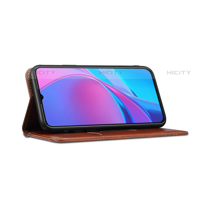 Custodia Portafoglio In Pelle Cover con Supporto T03 per Xiaomi Redmi 9A