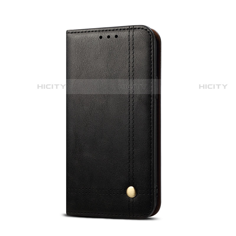 Custodia Portafoglio In Pelle Cover con Supporto T03 per Xiaomi Redmi 9A Nero