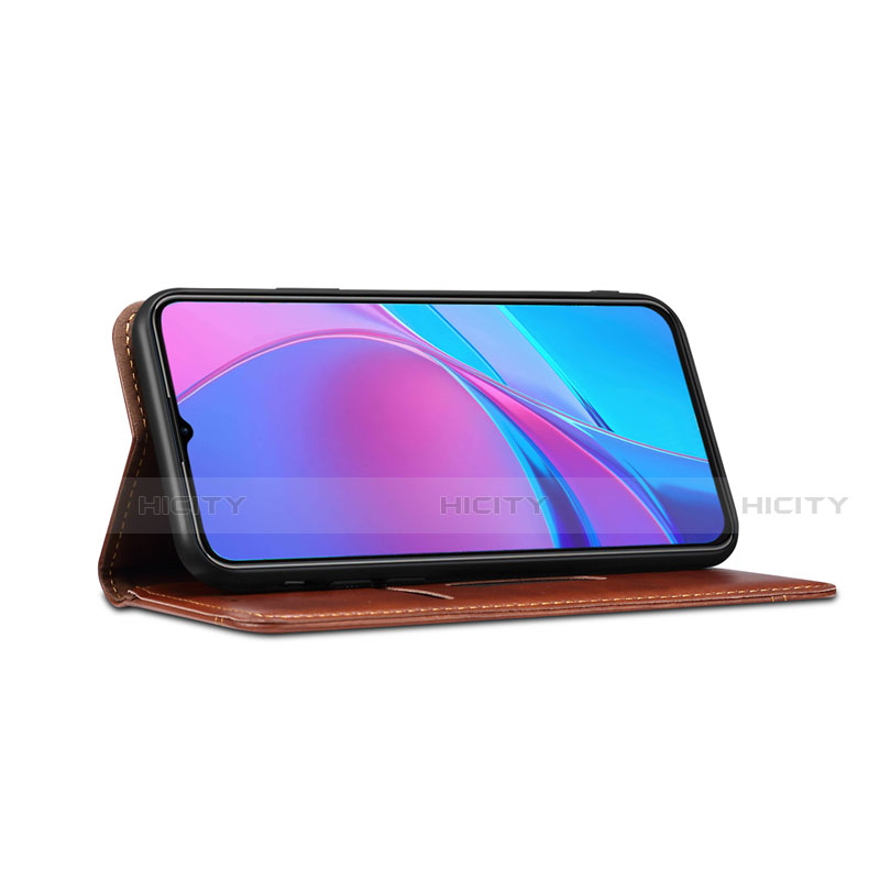 Custodia Portafoglio In Pelle Cover con Supporto T03 per Xiaomi Redmi 9i