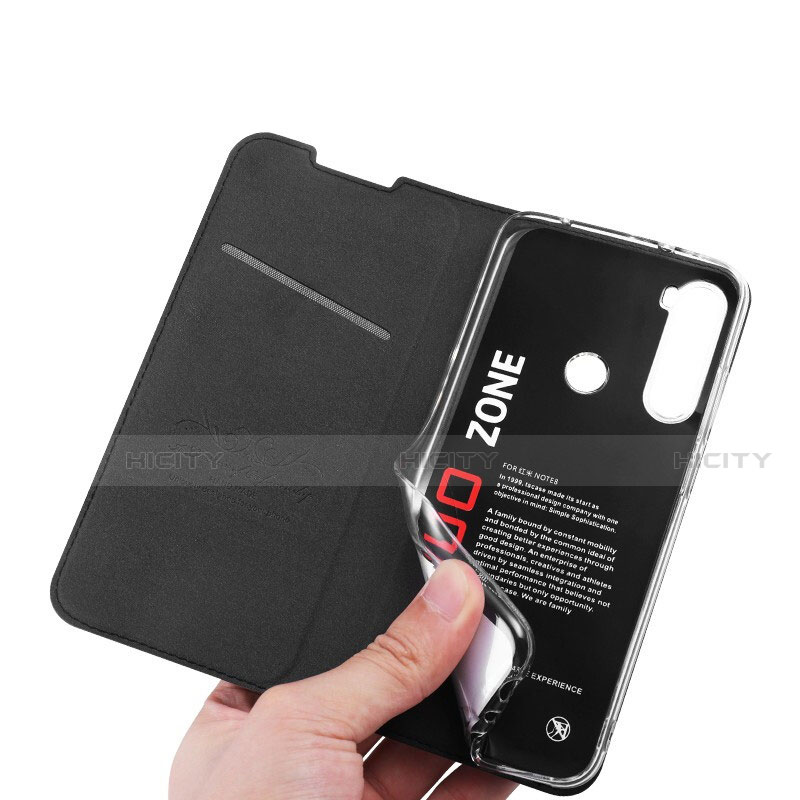 Custodia Portafoglio In Pelle Cover con Supporto T03 per Xiaomi Redmi Note 8