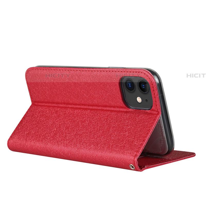 Custodia Portafoglio In Pelle Cover con Supporto T04 per Apple iPhone 11