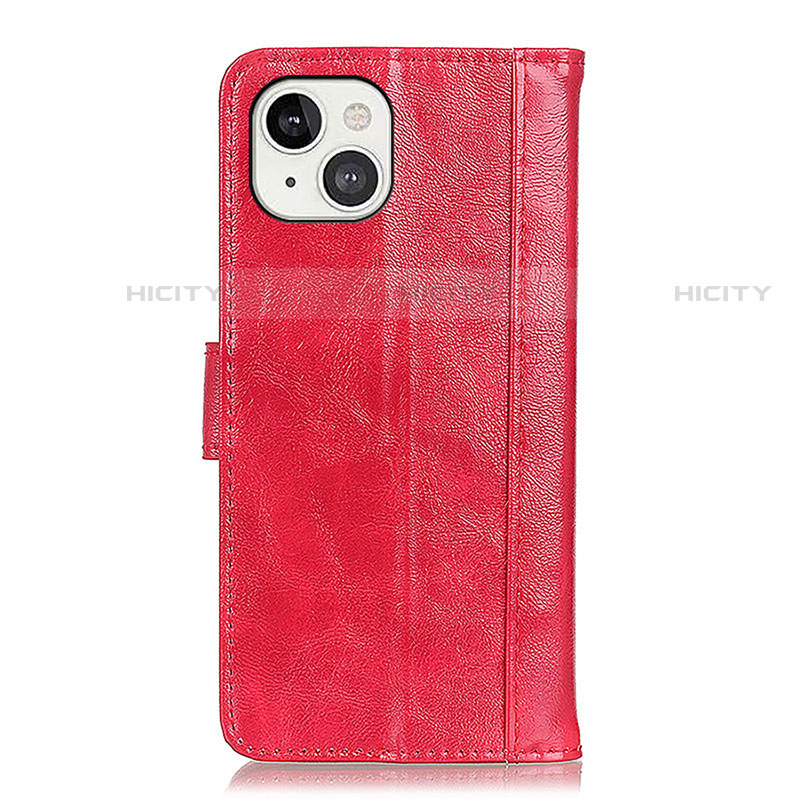 Custodia Portafoglio In Pelle Cover con Supporto T04 per Apple iPhone 13