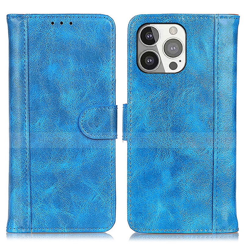 Custodia Portafoglio In Pelle Cover con Supporto T04 per Apple iPhone 14 Pro